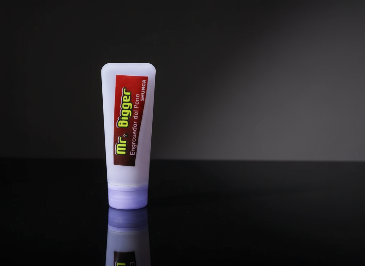 Producto en superficie negra