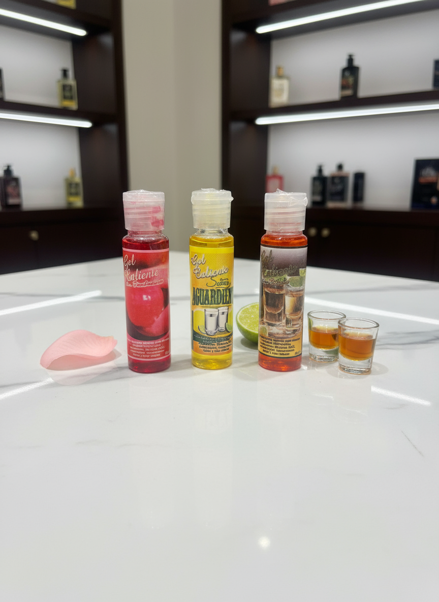 Geles calientes en boutique