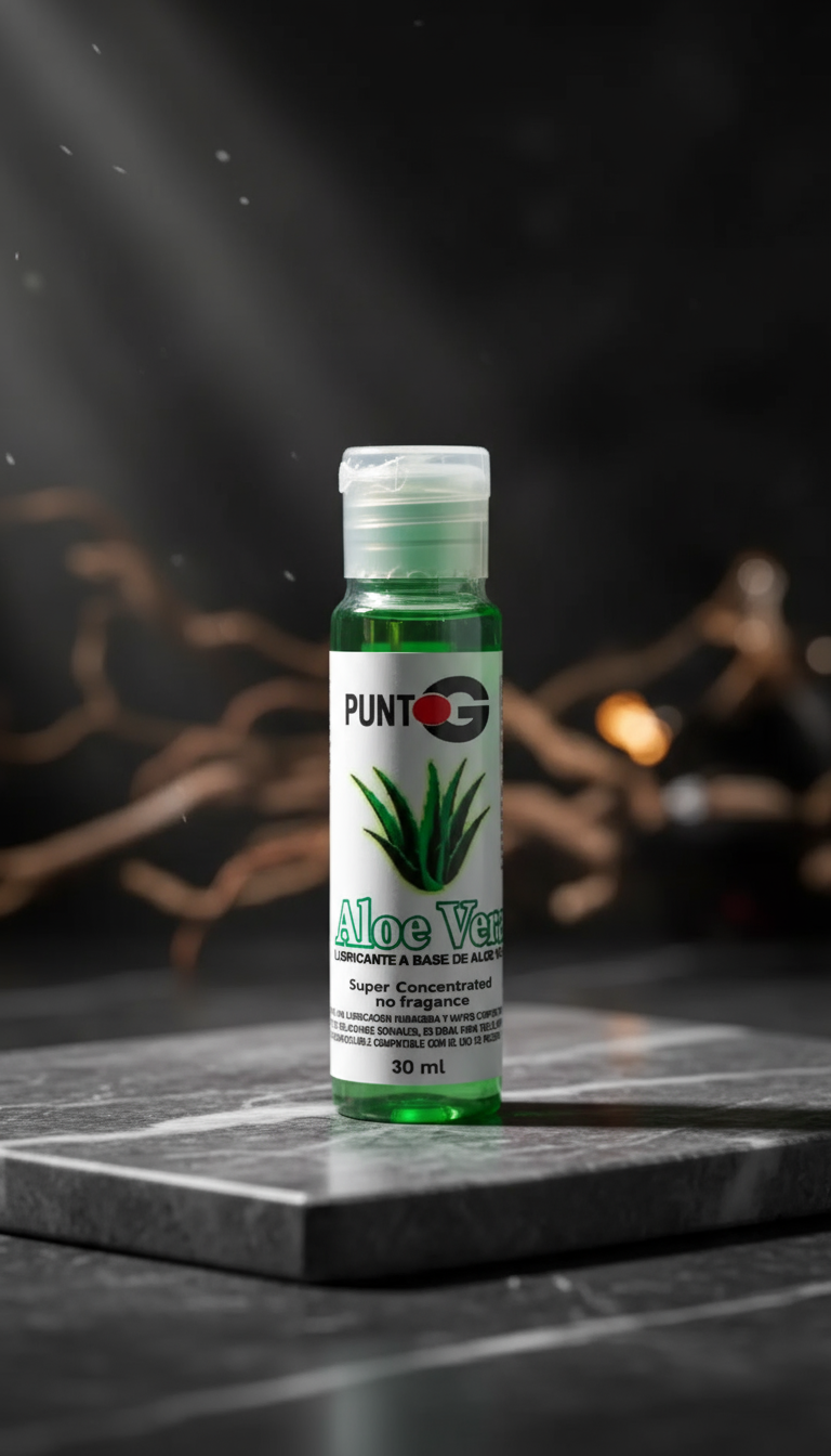 Lubricante Aloe Vera iluminación espectacular