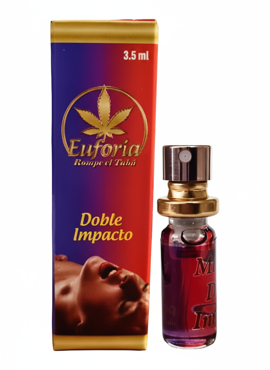 Producto Euforia Doble Impacto fondo blanco